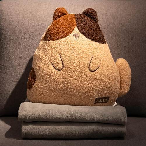 抱枕被子两用靠枕毯子二合一办公室午睡冬季车载汽车睡觉枕头靠垫