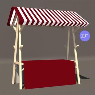 市集摊位架移动可折叠木质展示架活动棚网红促销花车夜市集市架子