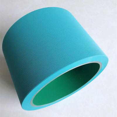 6寸六代进口高耐磨砻谷胶辊 加厚型碾米机胶辊 蓝色打米橡胶辊筒