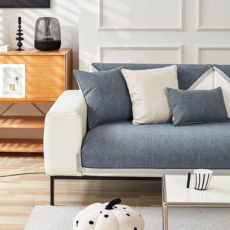 沙发垫四季通用2024新款轻奢高级感欧式贵妃皮沙发套罩坐垫子夏季