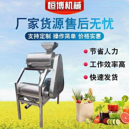 商用芒果桃子去核打浆机 樱桃树莓不锈钢双道打浆机 工业打浆机