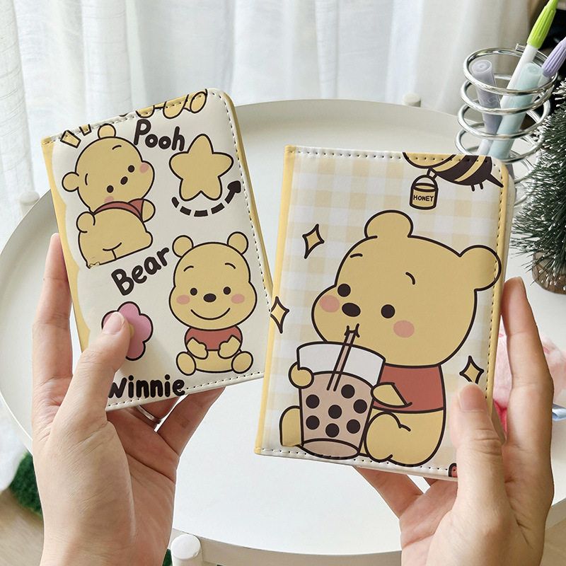 小熊维尼可爱卡通护照夹