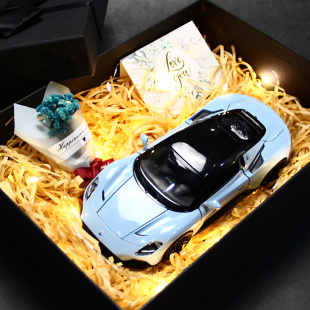 高档跑车MC20合金汽车模型仿真收藏车模高档男生创意生日礼物
