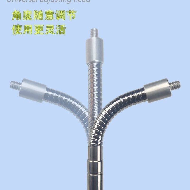 钓鱼灯架夜钓灯钓台万向通用收缩加长不锈钢插地配件支架渔具用品