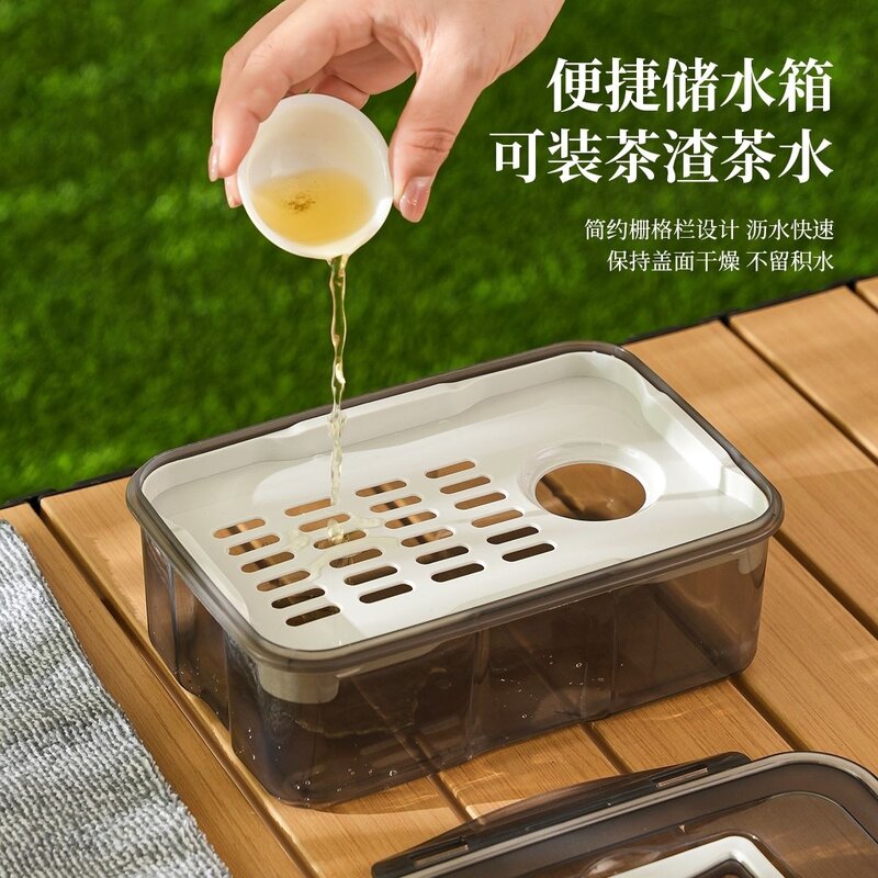 户外便携式露营茶具随身包功夫套装一壶三杯旅行茶具套装