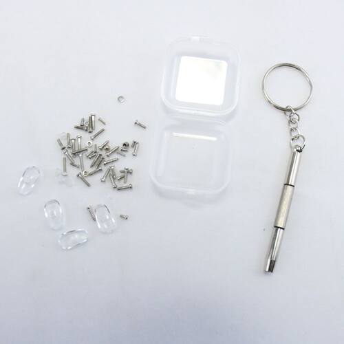 眼镜维修小螺丝刀十字螺母鼻托零配件专用理工具套装眼睛框架腿