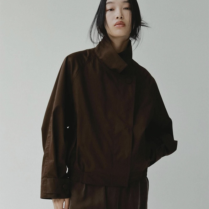 QEWKI春季新款韩版潮流百搭棒球服休闲外套女小个子短款立领夹克