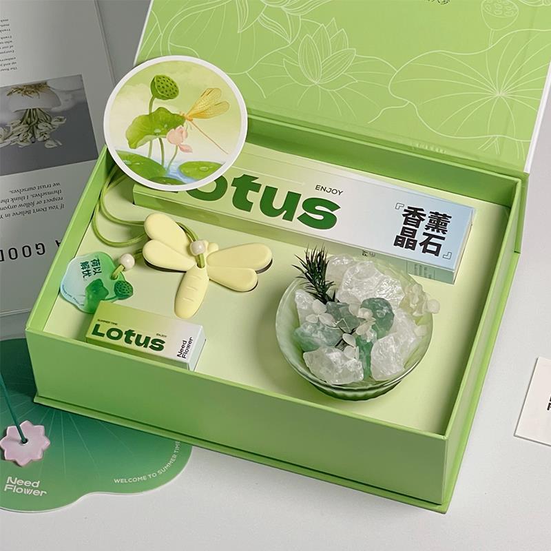 教师节荷以解忧香薰扩香石礼盒生日礼物女生送同事小众实用高级感