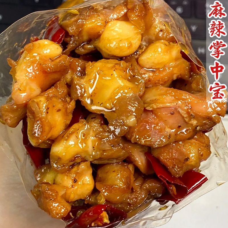 下酒零食追剧卤味解馋四川夜宵掌中宝麻辣即食鸡脆骨熟食特产软骨