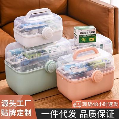 医药箱家用大容量家庭装小型急救箱全套药品收纳盒大号应急出诊箱