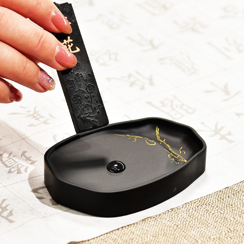 非遗歙砚精品文房l四宝黑龙尾砚台多款实用书法专用收藏送礼胜端,文具电教/文化用品/商务用品,文房四宝,淘宝优惠券,粉丝福利购,淘宝优惠卷