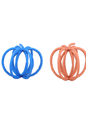 现代简约北欧风格南瓜形状摆件金属样板间儿童R房客厅桌面软装饰