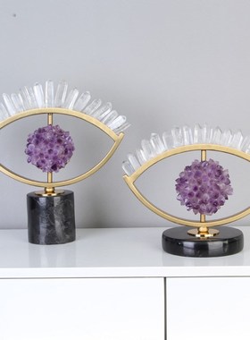 采购产品斯堪的纳维亚紫水晶饰品,吸引财富,水晶眼饰品,家庭客厅,