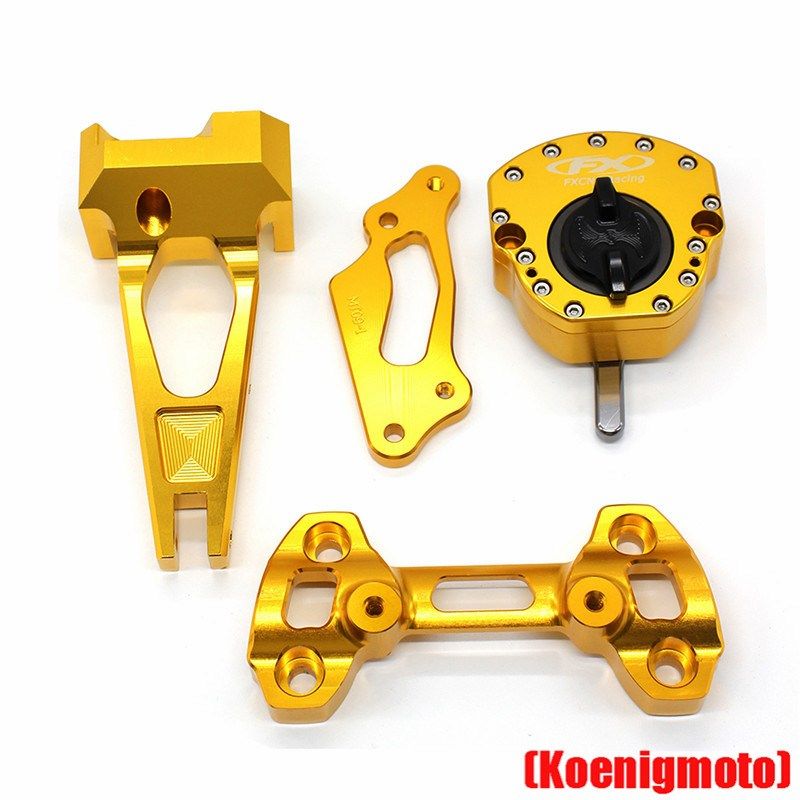 适用雅马哈 XSR900 15-19年 改装钛尺方K向阻尼器 CNC缓冲固定支,摩托车/装备/配件,手把,淘宝优惠券,粉丝福利购,淘宝优惠卷