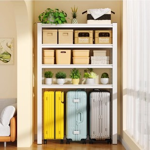 落地储藏间多层置物架家用货架阳台杂物整理行李箱收纳Z下空钢架