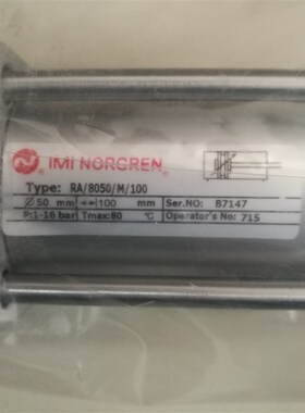 现货 RAd/8200/M/400 RA/8200/M/330 norgren气缸