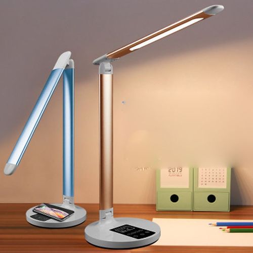 Wireless cgharging table lamp office study reading desk thre