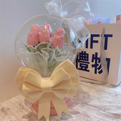 极速Tulip Hugging Buckest Eternal Flower Birthday Gift for G