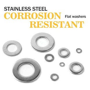 304 Stainltess Assortment Pcs Was Washers set Flat 684 Steel