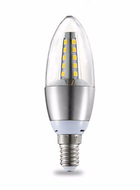 6PCS 5W AC85-265V 283s5smd Led Candle Bulb E12/E14/E27 Base