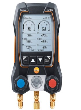 德图电子a冷媒表testo550S/549i/557S316空调制冷加氟表电子岐管