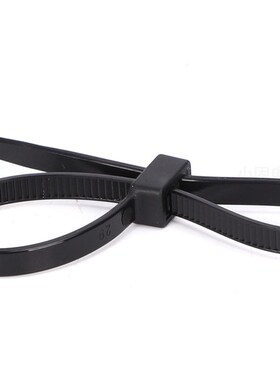 X34汽车扎带 双扣尼龙扎带5*250mm 50L0条/包 黑色白色线束扎带