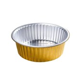 铝箔餐盒圆形j 外卖封口机配套餐盒 锡纸快餐打包盒