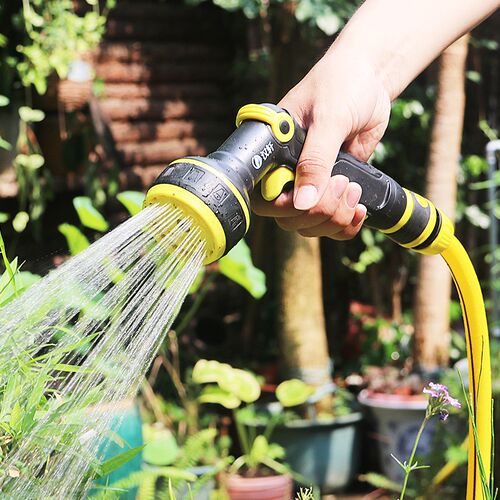 汉轩浇花浇水喷头园林洒水器喷雾头水管家用浇菜神器X洗车水枪套