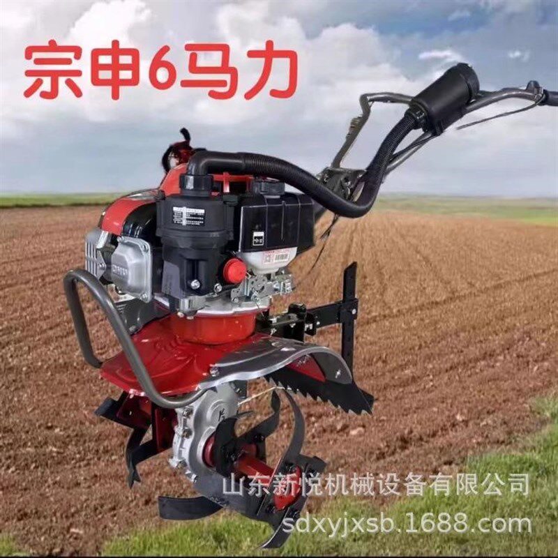 犁地培土农用微耕机 新型升级微耕机 多功能T开沟农用旋耕机