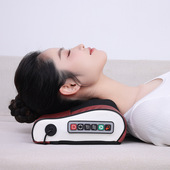 按摩枕颈椎按摩器颈部腰部多功能加热电K动枕头背部家用按摩枕头