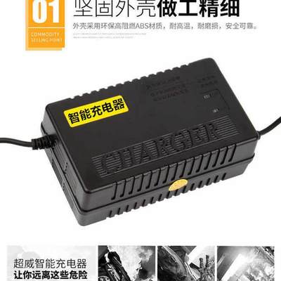 新电动三轮车智能电瓶充电器48V60V35ah72V40AH84V45ah96伏50安品