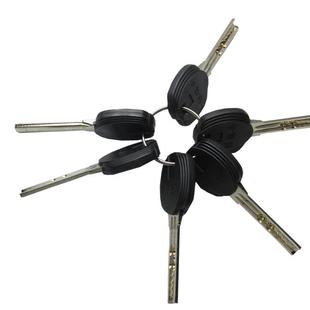 美心门春天门老式 防盗门锁芯异型锁芯11型半圆月牙钥V匙B2B64平