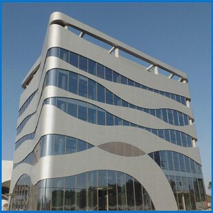 建材装饰工e程幕墙外墙铝合金双曲冲孔雕花造型厂家氟碳铝单板铝