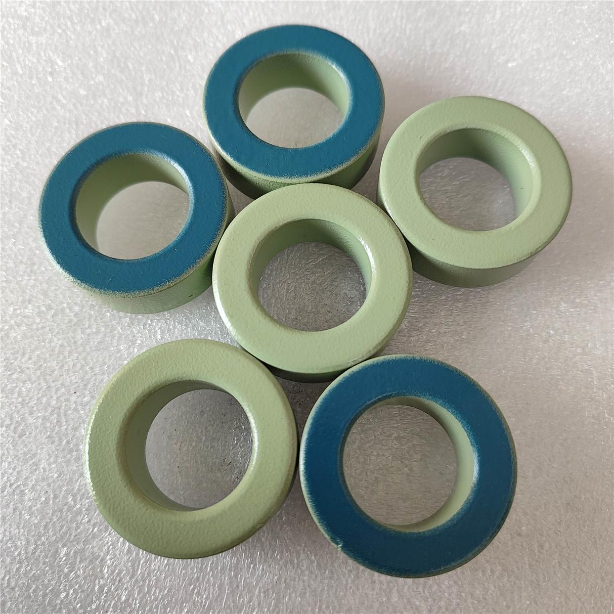 铁粉芯磁环157-52高频40*24*15蓝绿环KT157-52滤波抗干扰外径40mm