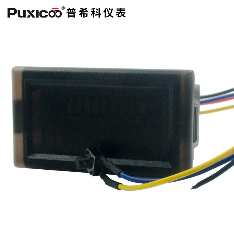 电瓶车电池电量显示器百分比显示防水型电压表铅酸锂电镍氢电池