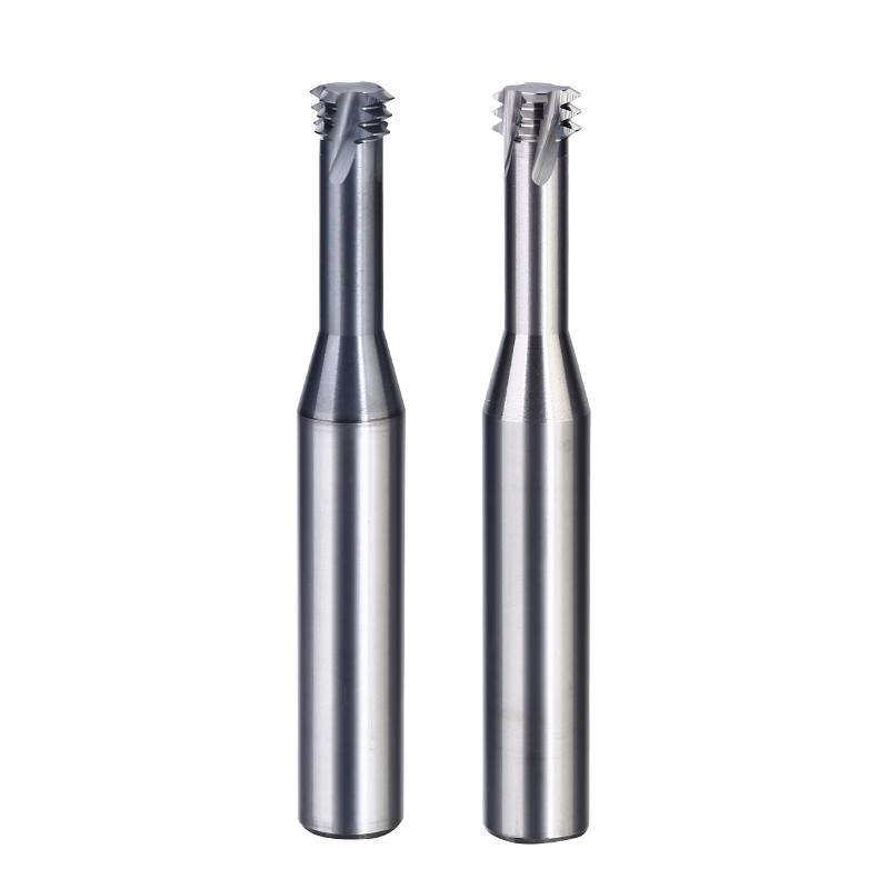 65度三牙螺纹铣刀钨钢合金t立铣刀铣牙刀三刃涂层m2m3m4m6数控刀