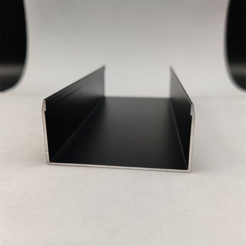 铝合金u型槽52*25*1内径50净化房岩棉彩钢泡沫夹芯板包边条槽门边