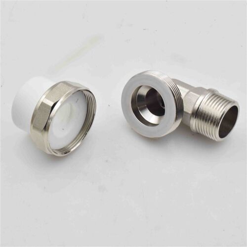 全铜PPR外丝活接弯头25六分32一寸外牙活接弯头暖气片接头博骆