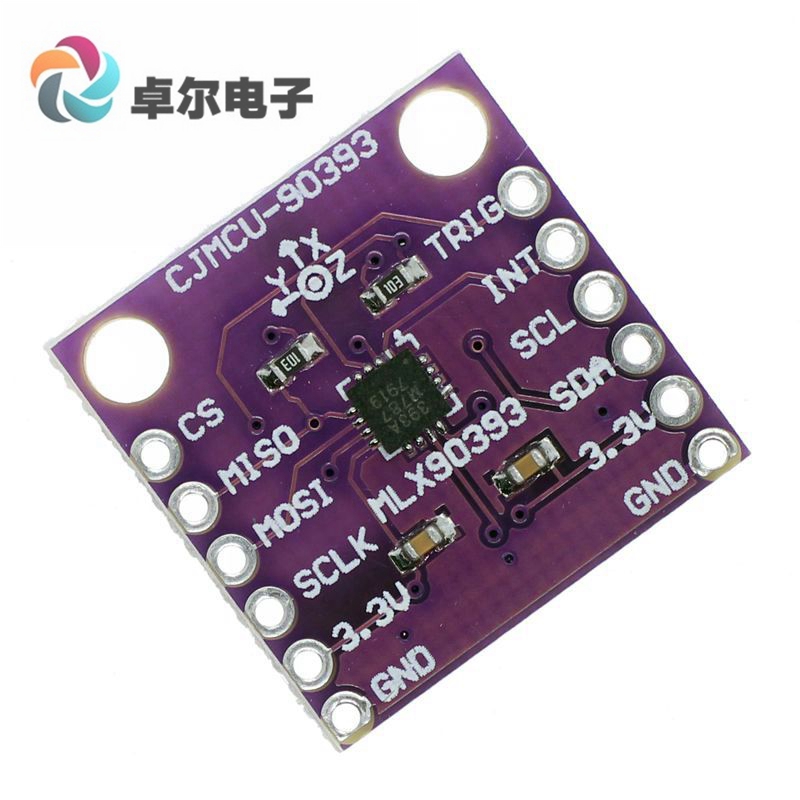 CJMCU-90393 MLX90393 数字 三维 霍L尔传感器 位移角度旋转3D位