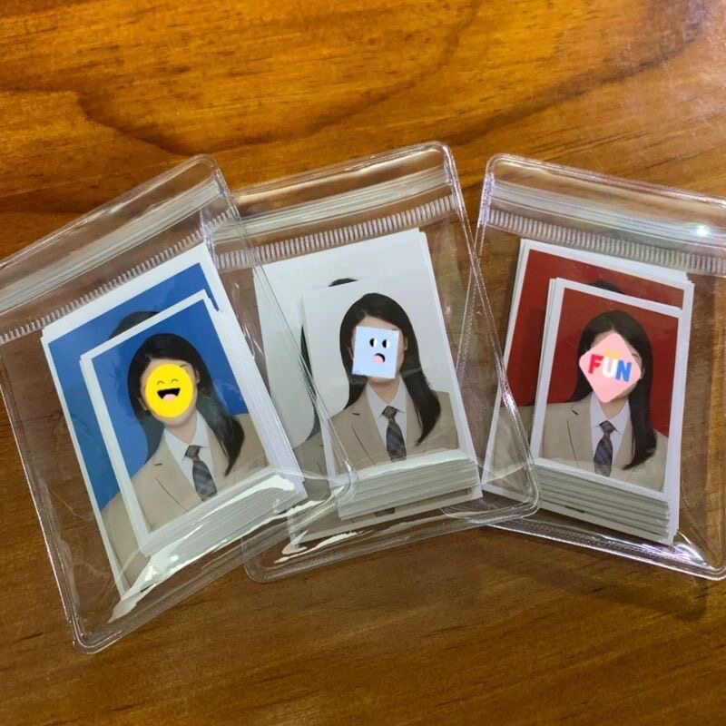 PVC证件照透明收纳袋单寸一寸两寸照片袋子首饰密封袋防水防氧化