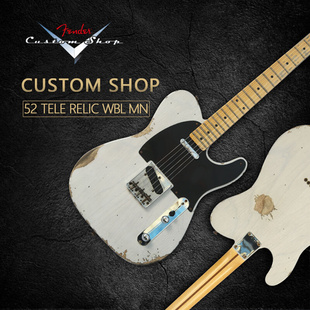 OLO琴行 fender customshop 电吉他 52TELE®RELIC WBL