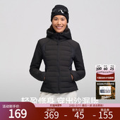 断码 清仓 安欧兔 沙漏腰鸭绒 排骨羽绒服女收腰显瘦拒水可拆帽