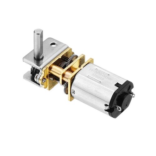 科隆新品GW12N20蜗轮蜗杆减速电机直流齿轮马达断电自锁DC3V6V12V