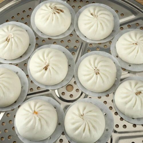 蒸笼纸不粘圆形包子馒头纸垫