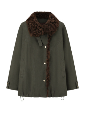 Goose Down Parka with Wool Trim 羊毛领90鹅绒羽绒派克外套