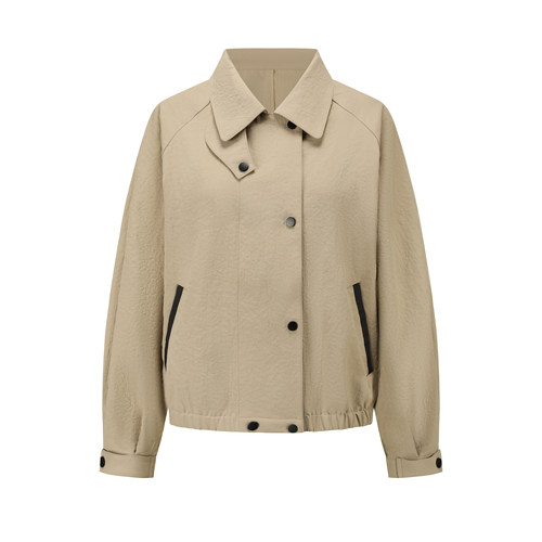 Toast Khaki Collar Jacket 卡其吐司超轻立领风衣工装外套