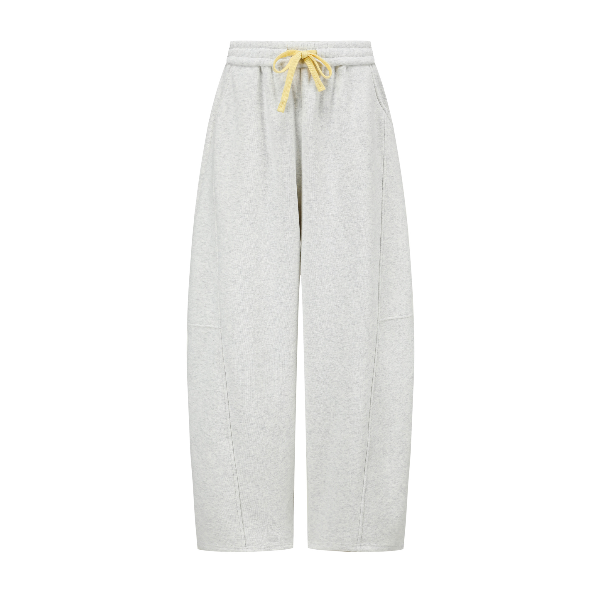 Relaxed Fit Cuffed Drawstring Pants 撞色宽松束脚抽绳加绒卫裤