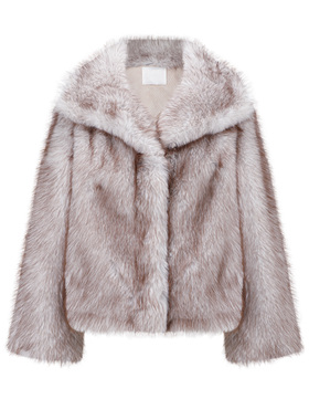 Long-Hair Eco Fur Coat 渐变毛尖长毛环保皮草外套