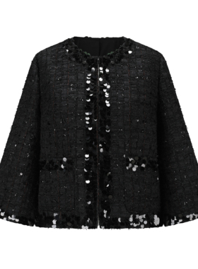 Galaxy Weave 26SS Jacket 黑色星河编织26春夏外套