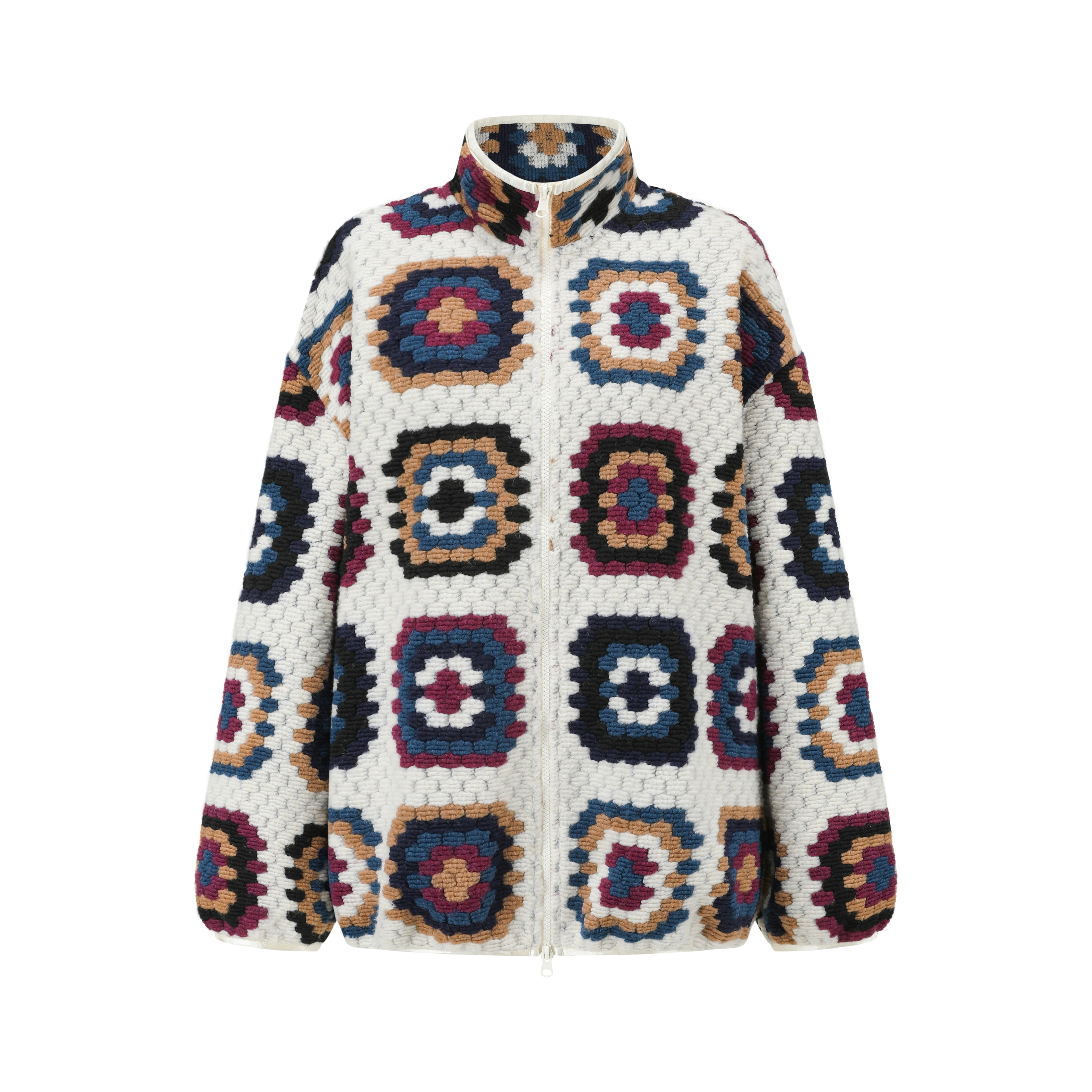 Color-Blend Jacket 冬日露营民族风宽松外套